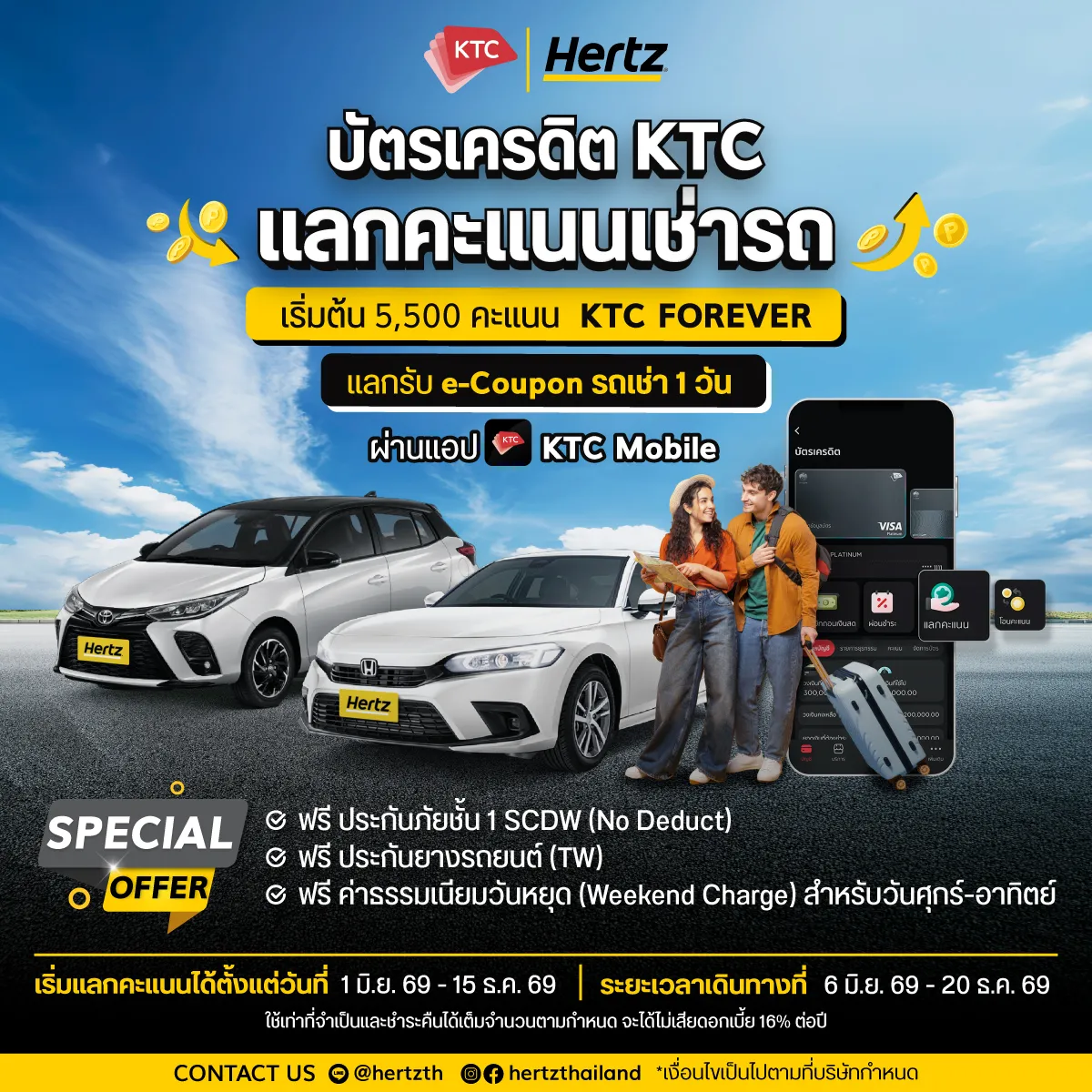 Exclusive Offers for KTC FOREVER Point Redemption Members.
